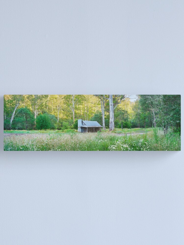 Thumbnail 1 of 3, Canvas Print, Upper Jamieson Hut, Howqua Hills, Victoria, Australia designed and sold by Chockstone.