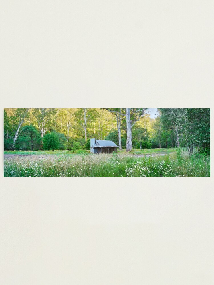 Thumbnail 1 of 3, Photographic Print, Upper Jamieson Hut, Howqua Hills, Victoria, Australia designed and sold by Chockstone.