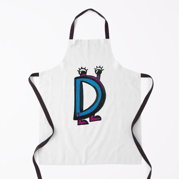 Item preview, D is for Delightful: Letter D Alien Robot designed and sold by StudioZeta.