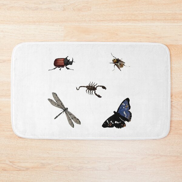 Item preview, Insect Sticker pack Dragonfly, Butterfly, Beetle, Scorpion, Fly, illustrations designed and sold by Nostrathomas66.