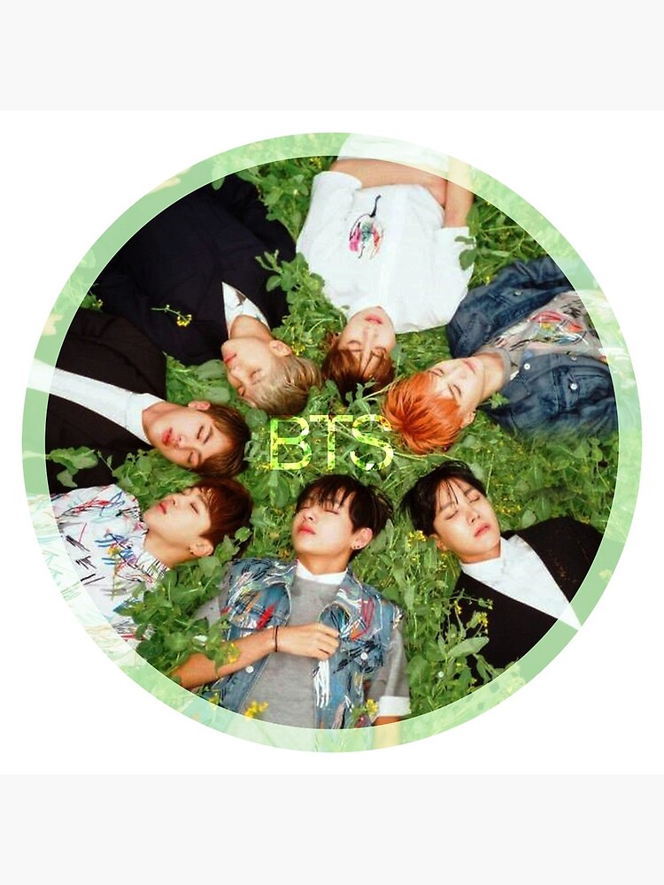 circle bts art print by vargasaneliz redbubble