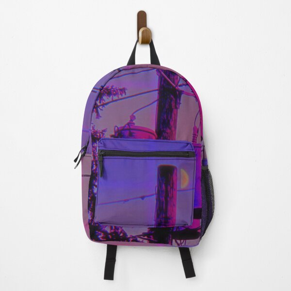 Item preview, Retrowave night street designed and sold by Underthesunmoon.