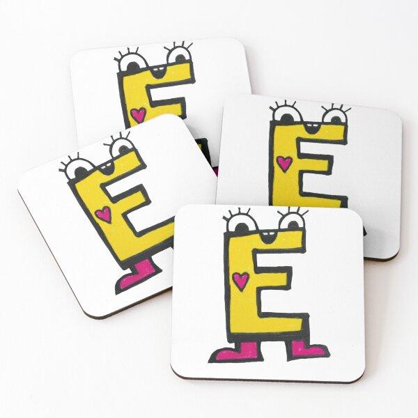 Item preview, E is for Excellent: Letter E Alien Robot designed and sold by StudioZeta.
