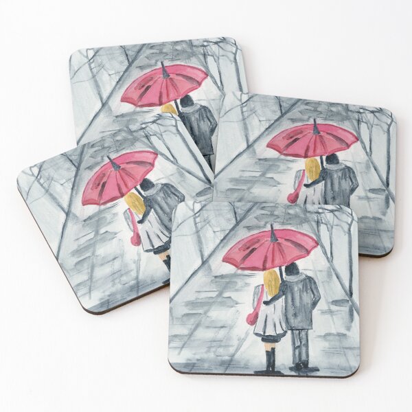 Item preview, Under the Rain Watercolor Painting  designed and sold by Eugenia Alvarez.