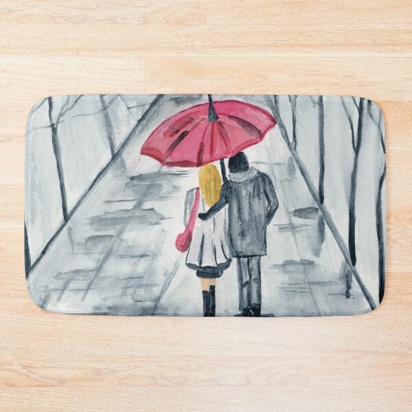 Item preview, Under the Rain Watercolor Painting  designed and sold by Eugenia Alvarez.