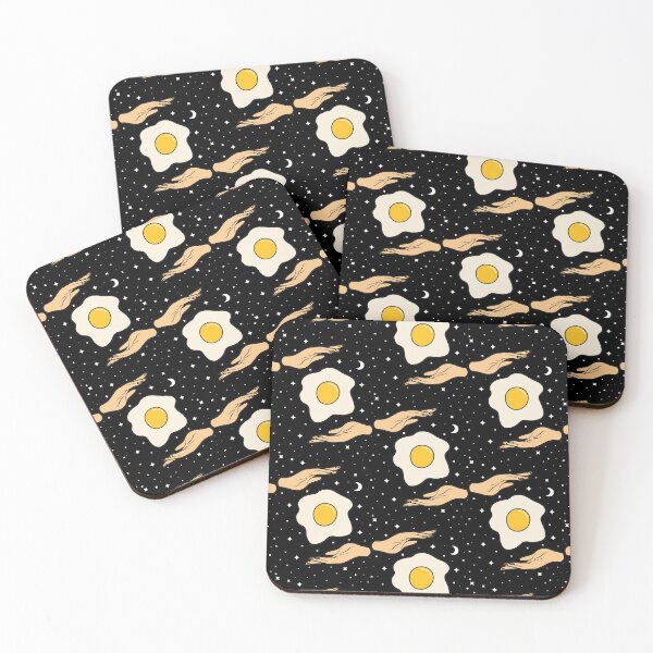 Item preview, The Magical Sunny Side Up - Whimsical Egg Fried / Breakfast Pattern designed and sold by Ranggasme.