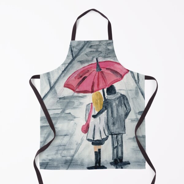 Item preview, Under the Rain Watercolor Painting designed and sold by Eugenia Alvarez.