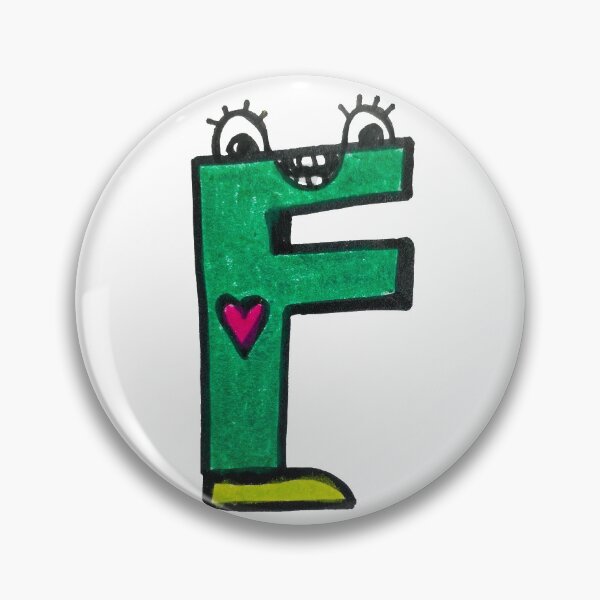 Item preview, F is for Fabulous: Letter F Alien Robot designed and sold by StudioZeta.