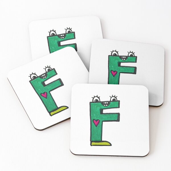 Item preview, F is for Fabulous: Letter F Alien Robot designed and sold by StudioZeta.