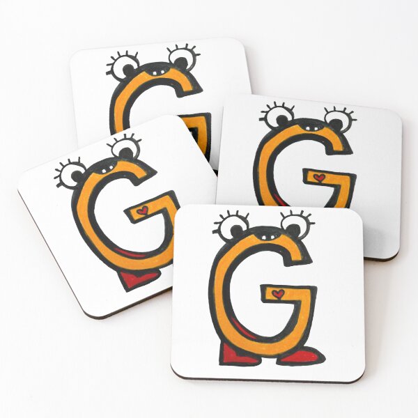 Item preview, G is for Gorgeous: Letter G Alien Robot designed and sold by StudioZeta.