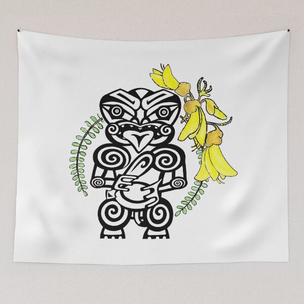 Item preview, Tekoteko and Kowhai designed and sold by Linda Bassett.
