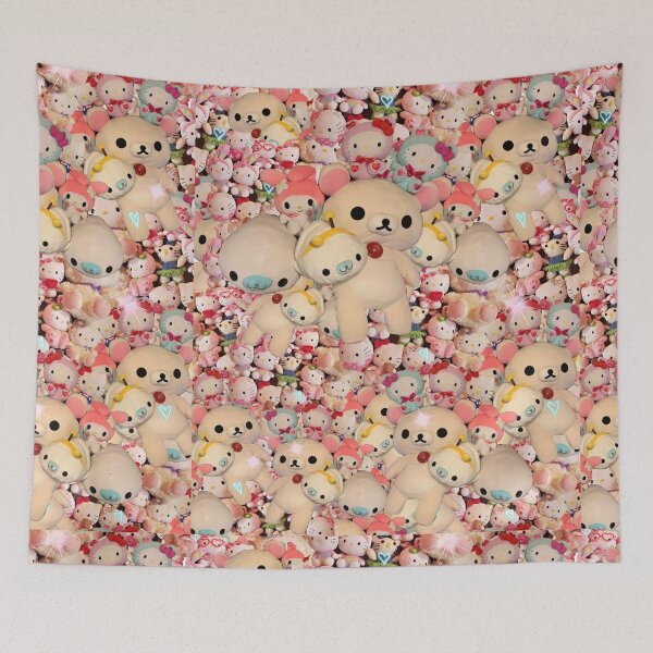 Item preview, bear and greetings cat designed and sold by littlefoxcurio.