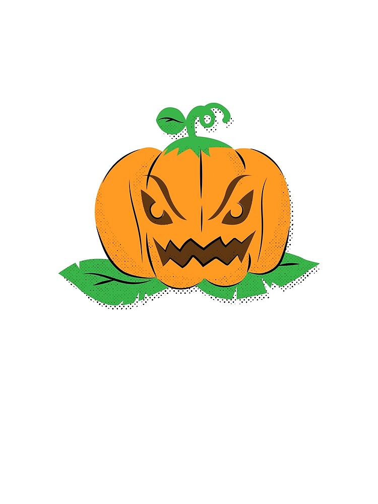 Thumbnail 3 of 3, Scarf, Angry Pumpkin designed and sold by RedsStickerShop.