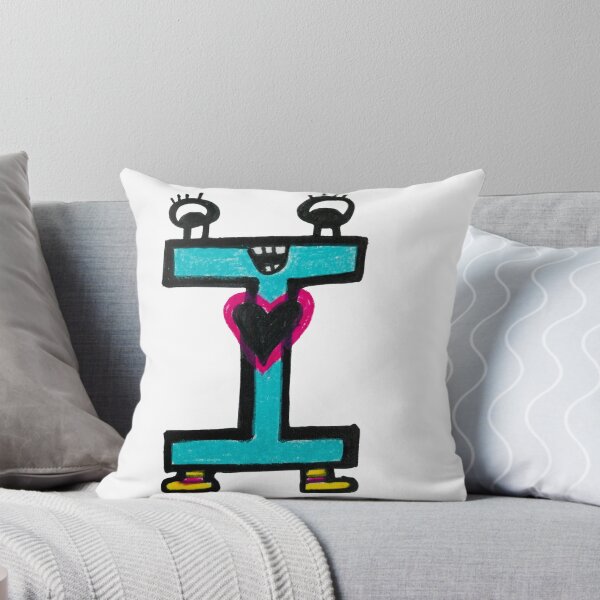 Item preview, I is for I Love You: Letter I Alien Robot designed and sold by StudioZeta.