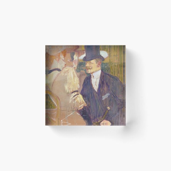 Item preview, Henri de Toulouse-Lautrec - The Englishman at the Moulin Rouge (L'Anglais au Moulin-Rouge) (1892) designed and sold by HistoryRestored.