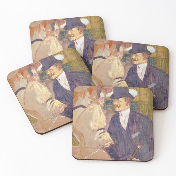 Item preview, Henri de Toulouse-Lautrec - The Englishman at the Moulin Rouge (L'Anglais au Moulin-Rouge) (1892) designed and sold by HistoryRestored.