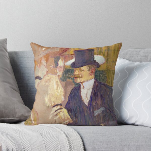 Item preview, Henri de Toulouse-Lautrec - The Englishman at the Moulin Rouge (L'Anglais au Moulin-Rouge) (1892) designed and sold by HistoryRestored.
