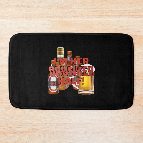 Item preview, I’m HER Drunker Half! #2 (on Black) designed and sold by PawsitiveMum.