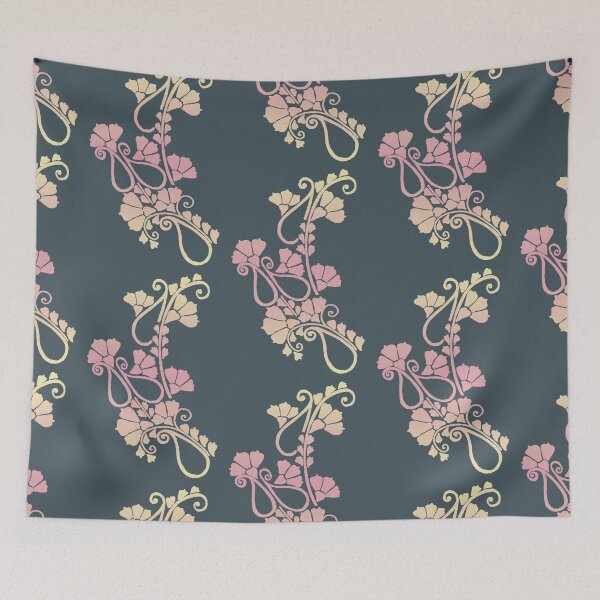 Item preview, Peachy Pink Paisley  designed and sold by ArastuRS2.