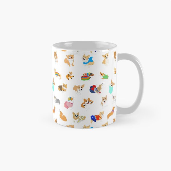 Item preview, Corgi Beach Day Print designed and sold by ivyspivy.