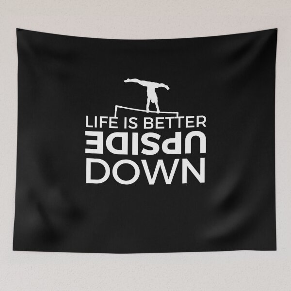 Item preview, Life is better upside down - Calisthenics & Gymnastics designed and sold by Atleta-Cali.