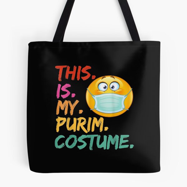 Item preview, This is my Purim Costume funny Jewish Face Mask designed and sold by birdmorrison.