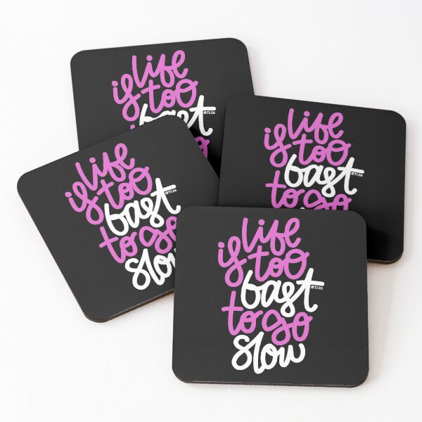 Item preview, Life Is Too Fast To Go Slow - Purple / White designed and sold by TswizzleEG.