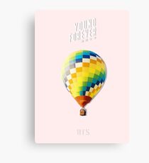 BTS/Bangtan Sonyeondan - Young Forever Balloon (Pink) Canvas Print