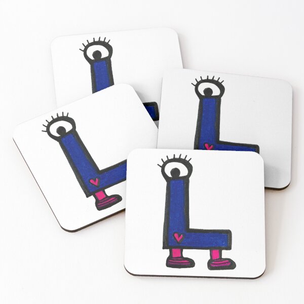Item preview, L is for La La La: Letter L Alien Robot designed and sold by StudioZeta.