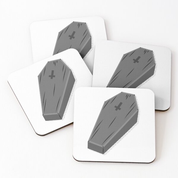 Item preview, Black Coffin designed and sold by RedsStickerShop.