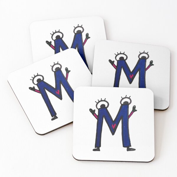Item preview, M is for Mischief: Letter M Alien Robot designed and sold by StudioZeta.