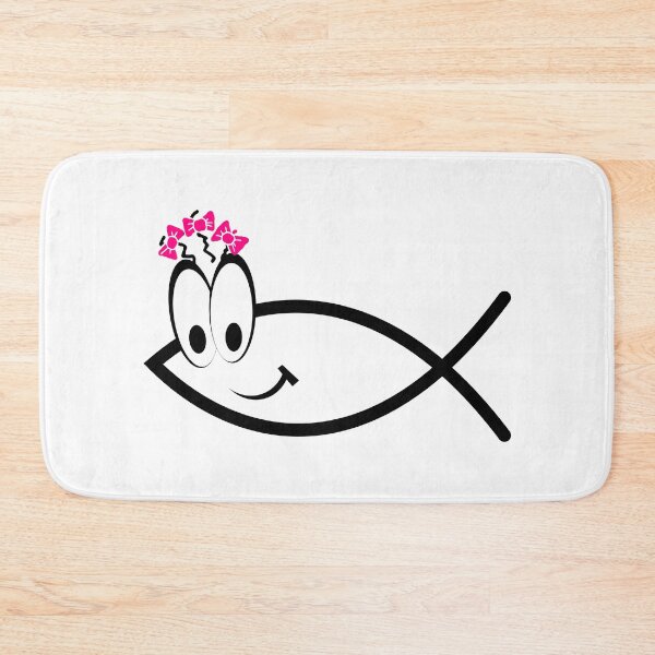 Item preview, Ichtys Face Girl - Symbol - Jesus God's Son Savior - Ichthys4m3 designed and sold by IchBinChrist.
