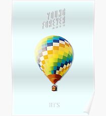 BTS/Bangtan Sonyeondan - Young Forever Balloon (Blue) Poster
