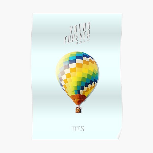 BTS/Bangtan Sonyeondan - Young Forever Balloon (Blue) Poster