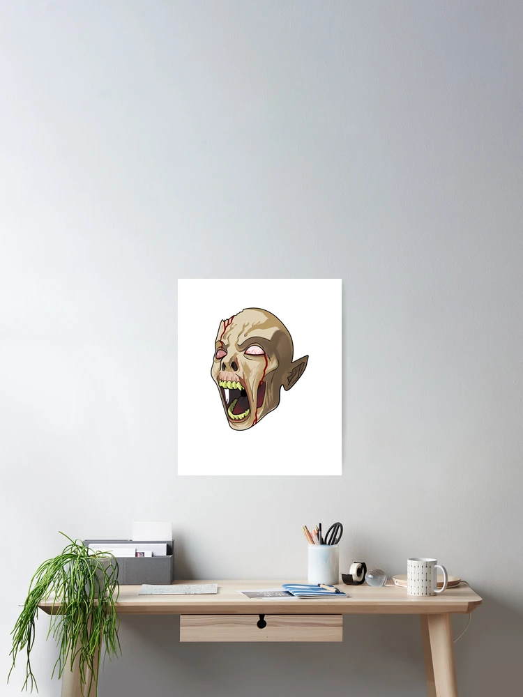 Thumbnail 2 of 3, Poster, Angry Zombie designed and sold by RedsStickerShop.