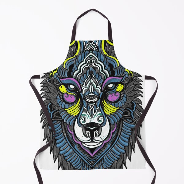 Item preview, wolf mandala style face designed and sold by RajMungra.