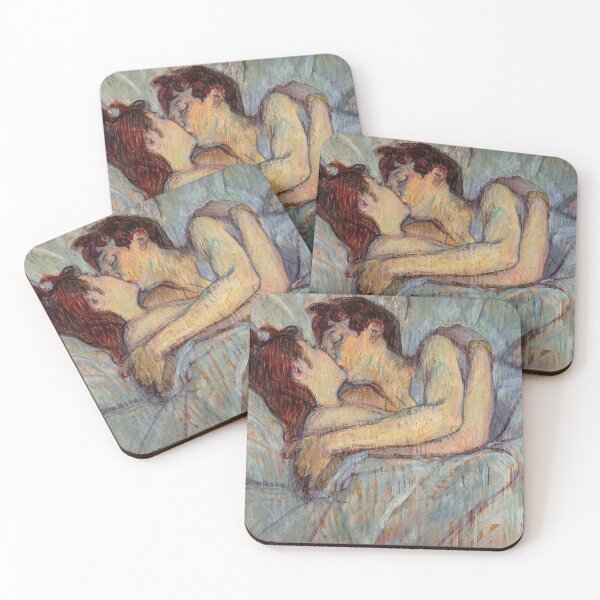 Item preview, Henri de Toulouse-Lautrec - In Bed: The Kiss (Au lit: le baiser) (1892) designed and sold by HistoryRestored.