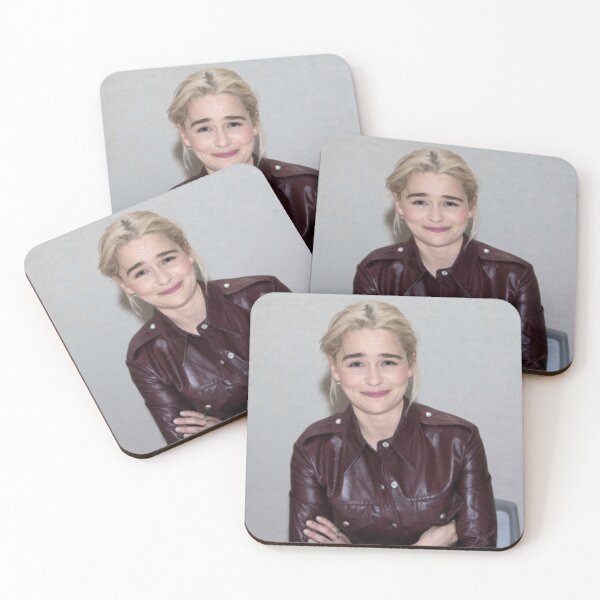 Item preview, Emilia Clarke oil paint Grainy. designed and sold by HeavenRoad.