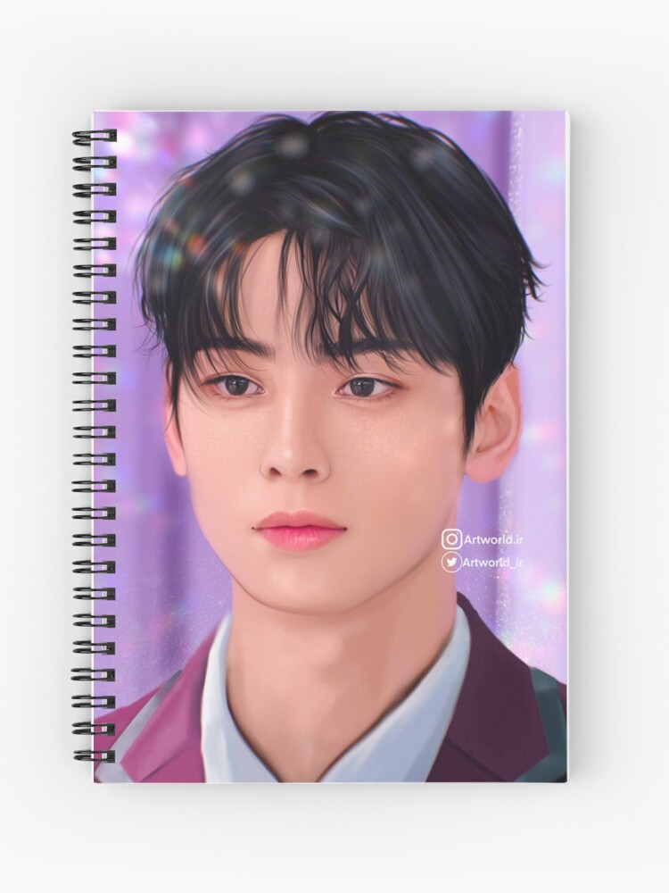 Cha eun woo lee suho Spiral Notebook