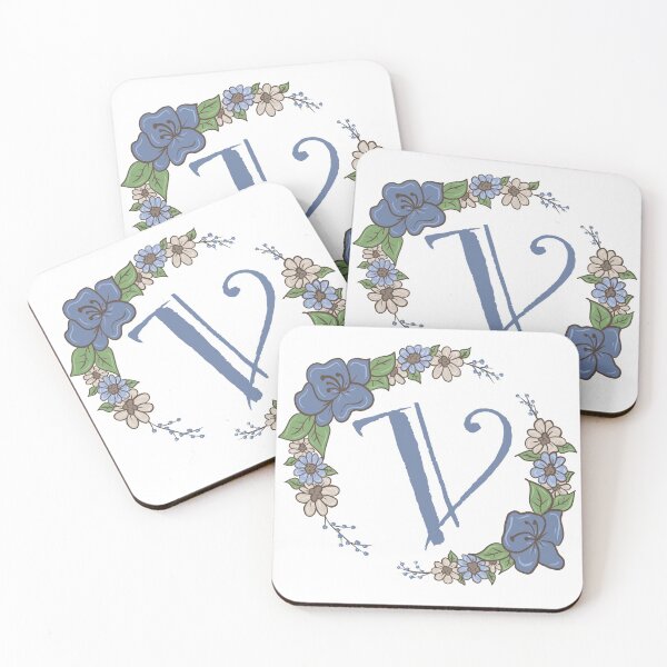 Item preview, Blue Floral V designed and sold by missmann.