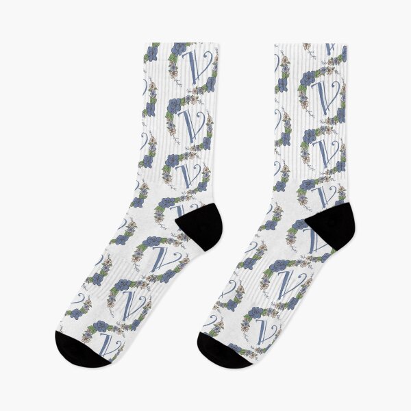 Item preview, Blue Floral V designed and sold by missmann.