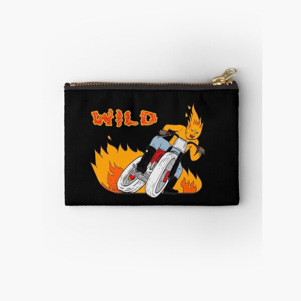 Item preview, Wild biker in flames designed and sold by Astralia.