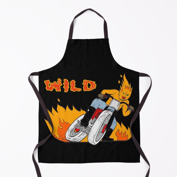 Item preview, Wild biker in flames designed and sold by Astralia.