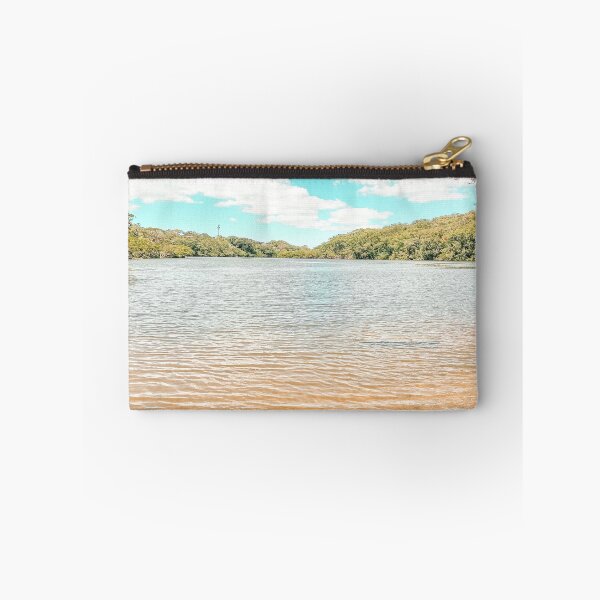 Item preview, Clear river water surrounded by bushland in a peaceful spot in Sydney designed and sold by InkyBlooms.