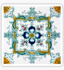 Victorian Wall Tiles Pattern Sticker