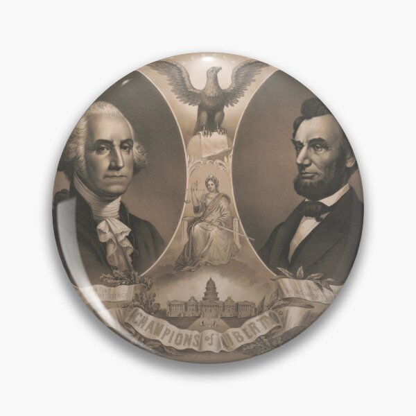 Item preview, US Presidents George Washington and Abraham Lincoln designed and sold by URSparklingShop.