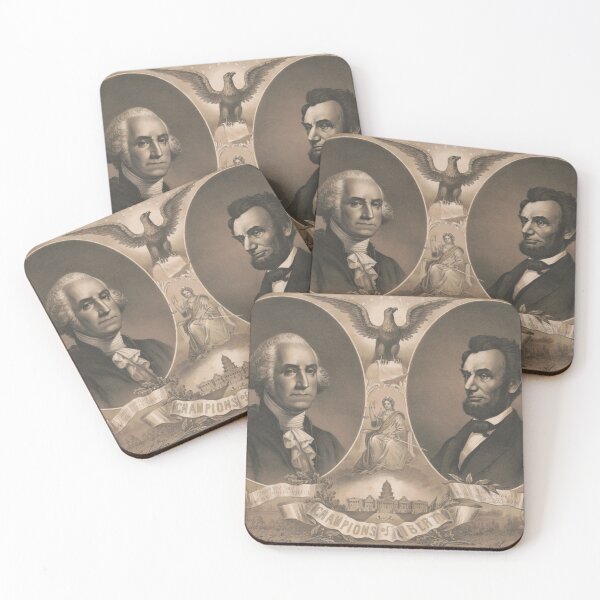 Item preview, US Presidents George Washington and Abraham Lincoln designed and sold by URSparklingShop.