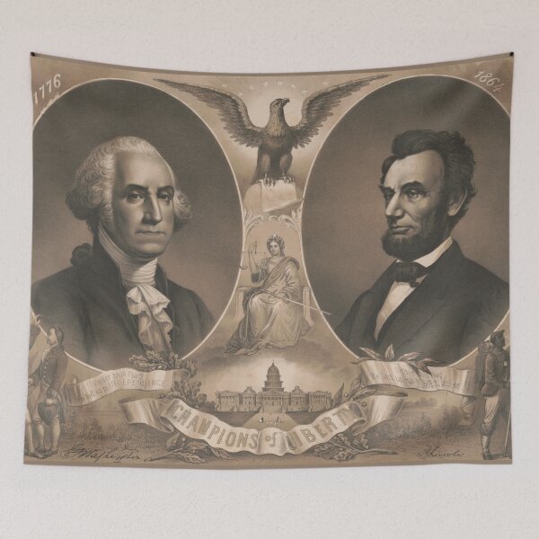 Item preview, US Presidents George Washington and Abraham Lincoln designed and sold by URSparklingShop.