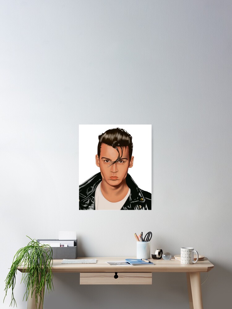 Poster CRY BABY - Depp portrait, Wall Art, Gifts & Merchandise