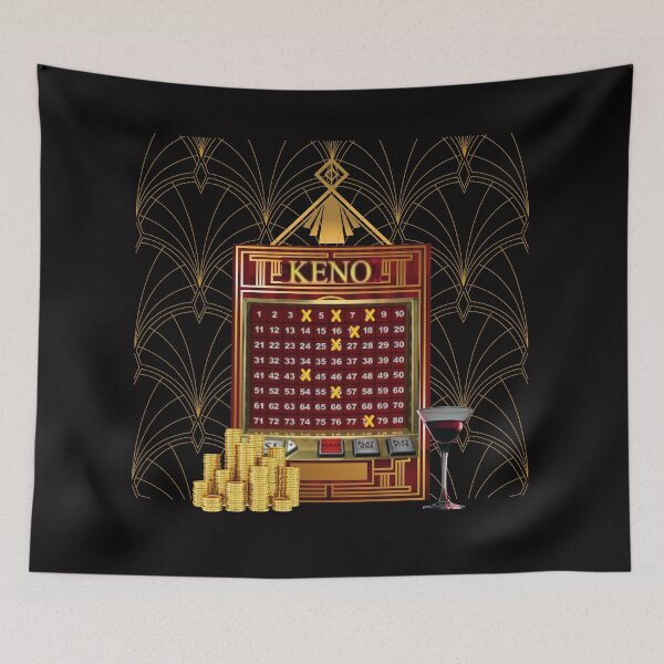 Item preview, Art Deco Keno designed and sold by SloganExpress.